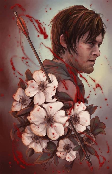 Geek Art Gallery: Fan Art Round-Up: Daryl Dixon