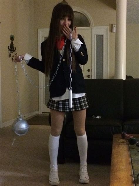 Here I am as gogo yubari from kill bill. Diy costume | Halloween ...