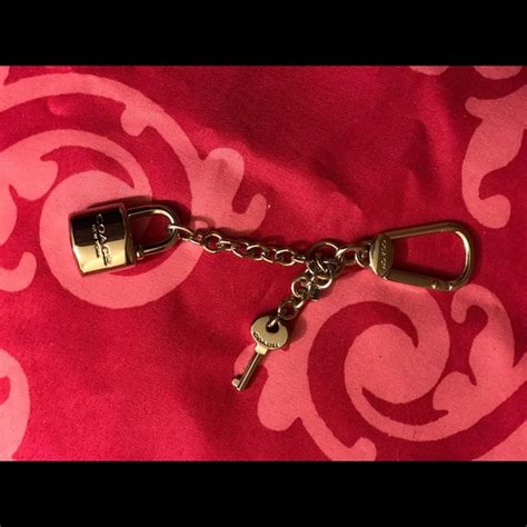 Coach | Accessories | Coach Lock Keychain And Purse Charm | Poshmark