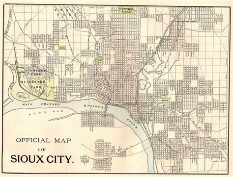 an old map of the city of st louis