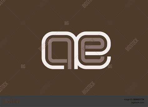 Black White Line Ae E Vector & Photo (Free Trial) | Bigstock