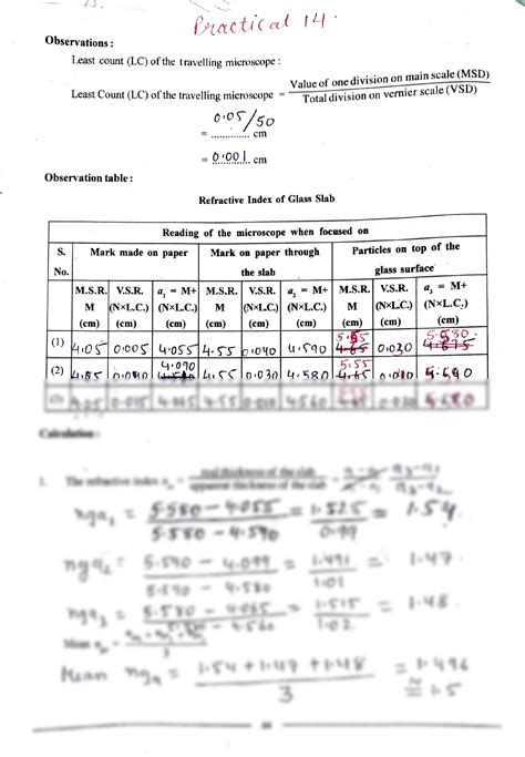 SOLUTION: Experiment 14 refractive index of glass slab - Studypool