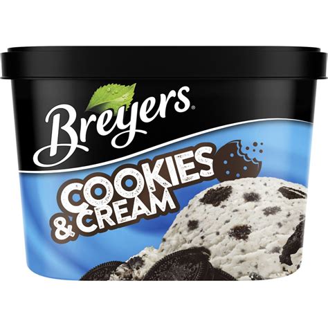 Breyers All Natural Ice Cream Cookies & Cream 1.5QT | Garden Grocer