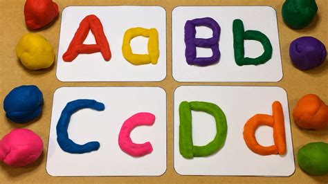 Playdough Letter Tracing Preschool Learning Activity (com imagens ...