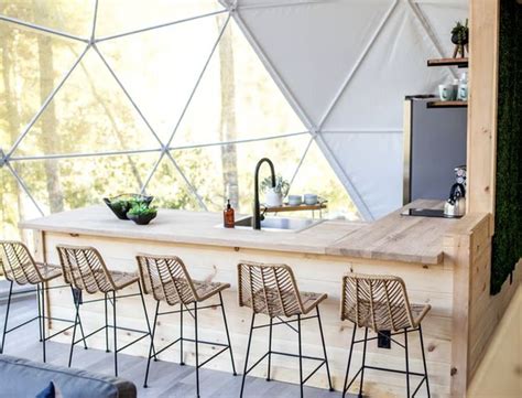 Geodome l-shaped kitchen | L shaped kitchen, Home decor, Dining