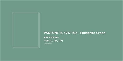 About PANTONE 16-5917 TCX - Malachite Green Color - Color codes ...