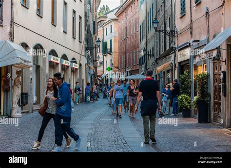 Italy Piedmont Monferrato Novi Ligure Via Girardengo Stock Photo - Alamy