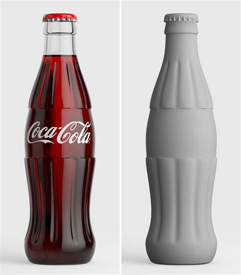 Classic Coca Cola Bottle, 3D, CGI Model from Waldemar-art.com | cola ...