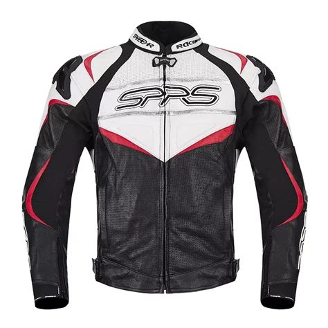 SPRS Leather Motorcycle Jacket MotoGP Motocross Racing Leather Jacket ...