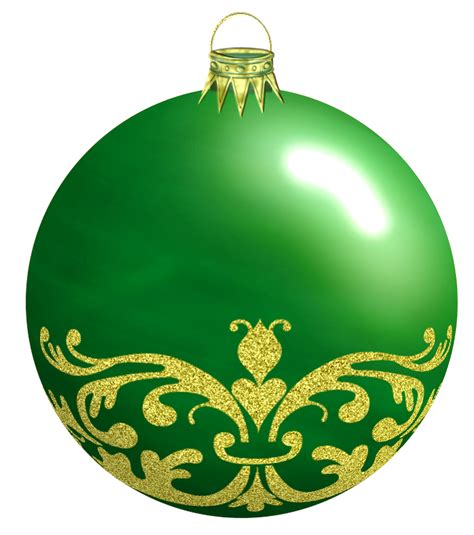 Glitter Christmas Bauble PNG Clipart - PNG Mart