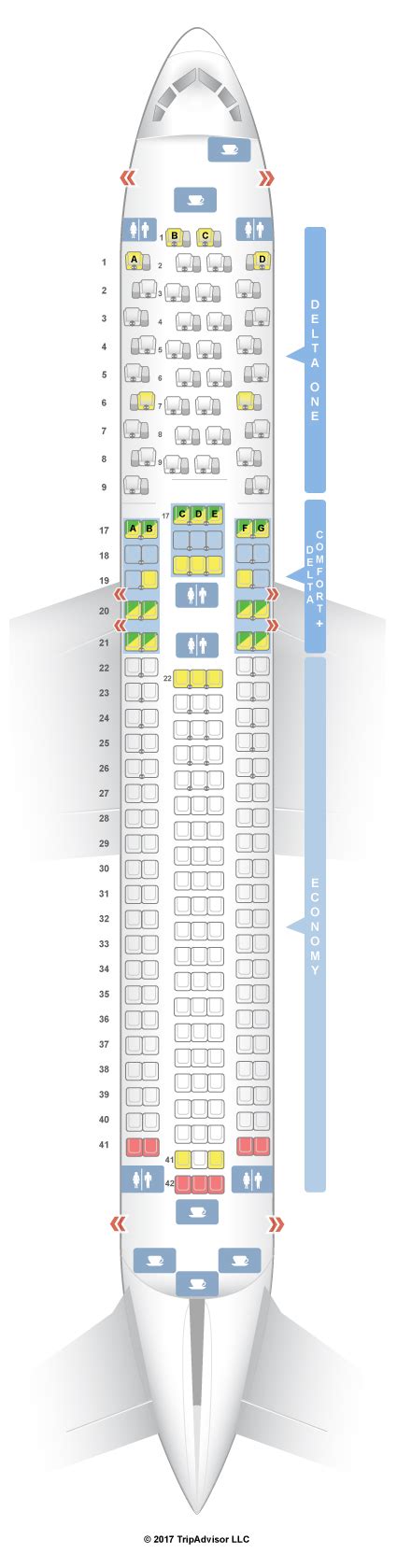 SeatGuru Seat Map Delta Boeing 767-300ER (76T/76W)