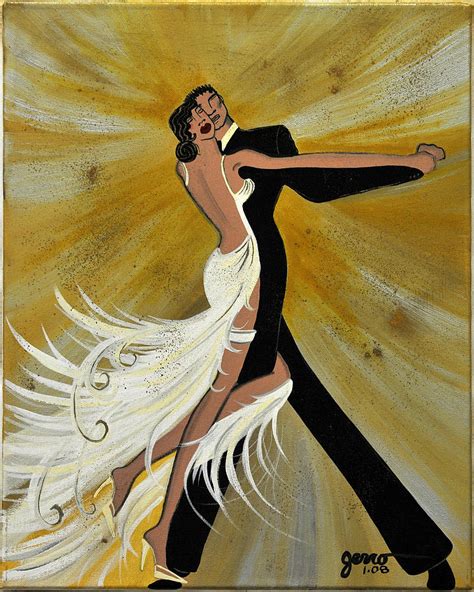 Ballroom Dance Painting by Helen Gerro