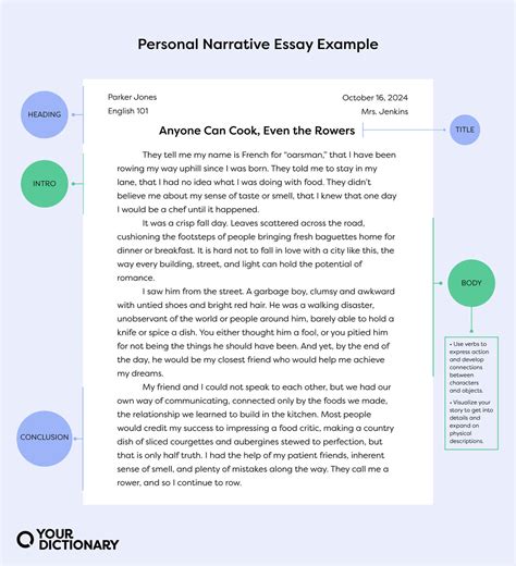 Writing a Compelling Personal Narrative Essay: Tips and Examples ...