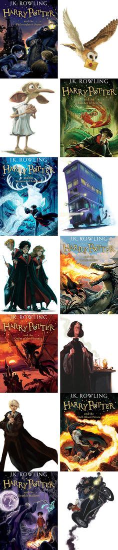 The UK Harry Potter cover illustrations by Jonny Duddle + the front ...