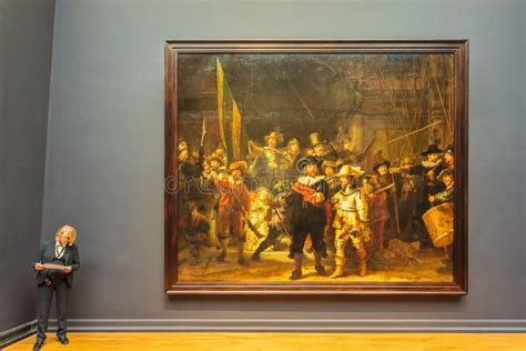 The Famous Painting Night Watch by Rembrandt at the Rijksmuseum ...