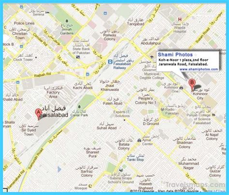 Map of Faisalabad - TravelsMaps.Com