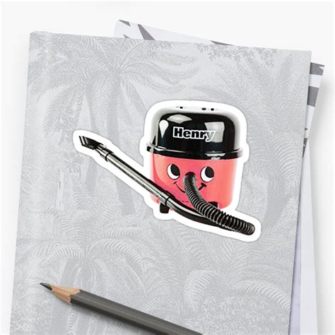 "Henry Hoover Design" Stickers by markstones | Redbubble