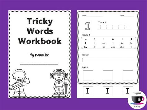 Tricky Words Worksheets - Phonics | Teaching Resources | Tricky words ...