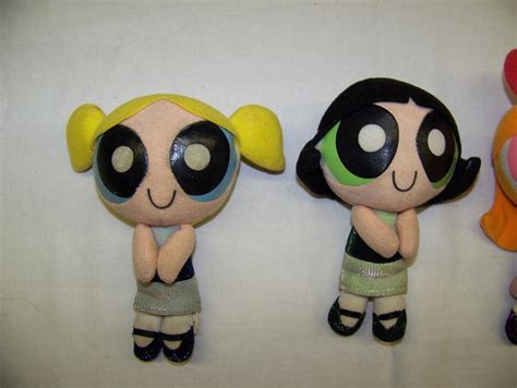 Vintage Powerpuff Girls Plush Doll (Lot of 3) 2000 Applause Cartoon ...