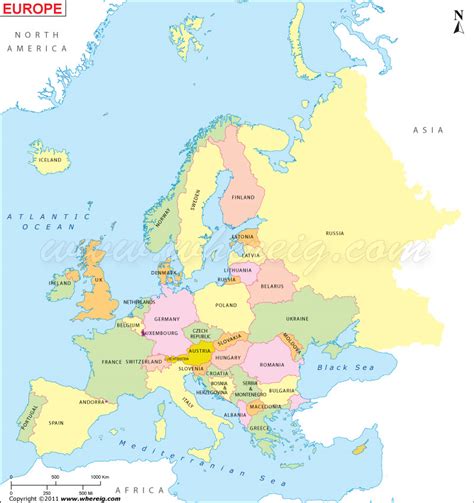 Political Map Of Europe 2022 – Topographic Map of Usa with States