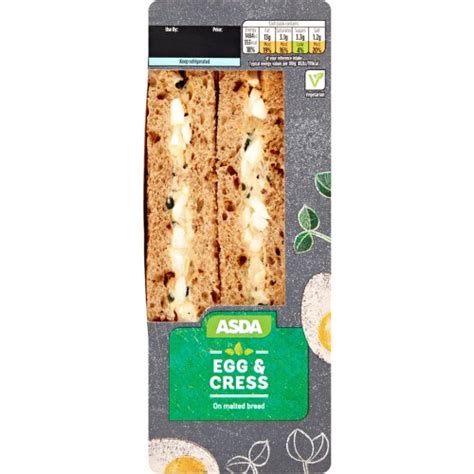 ASDA Egg & Cress Sandwich - Compare Prices & Where To Buy - Trolley.co.uk