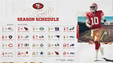 Sf 49ers Schedule 2024 Printable