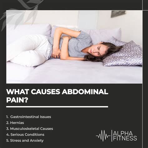 What causes abdominal pain? - AlphaFitness