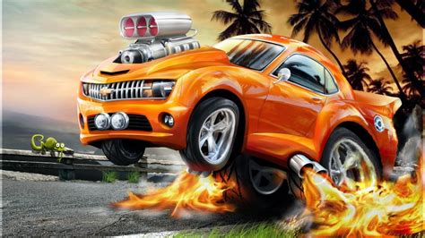 🔥 [50+] Muscle Car Cartoons Wallpapers | WallpaperSafari