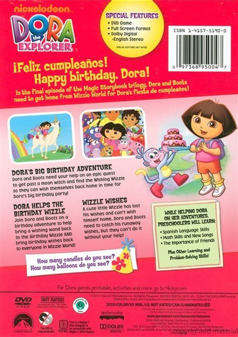 Dora The Explorer Doras Big Birthday Adventure Dvd I | The Best Porn ...