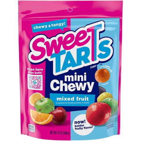 SWEETARTS Mini Chewy Mixed Fruit Candy 12 oz. Stand-Up Bag - Walmart ...