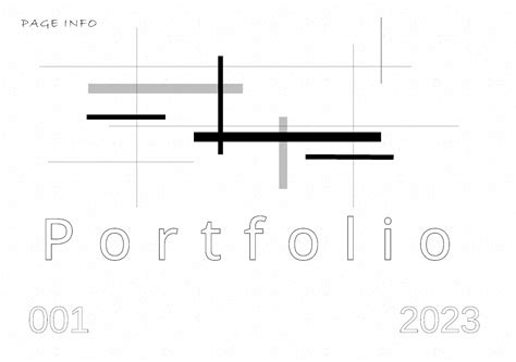 Architectural Portfolio Cover Page