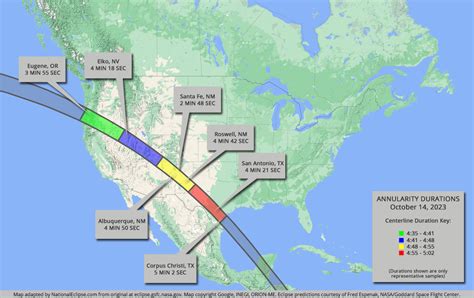 Solar Eclipse 2023 Path In California - Image to u