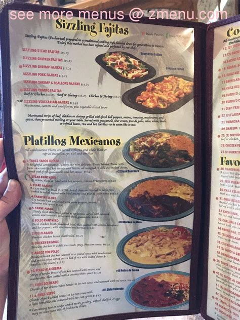 Menu at Ixtapa Mexican Restaurant, Hermiston