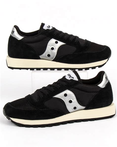 Saucony Jazz Original Vintage Trainers Black/white, Runners, Sneakers