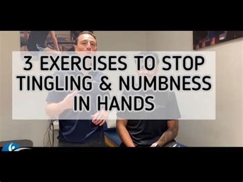 3 EXERCISES TO STOP TINGLING & NUMBNESS IN HANDS - YouTube