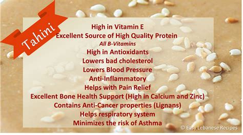 Tahini: Health Benefits You Don't Want to Miss! #Nutrition # ...