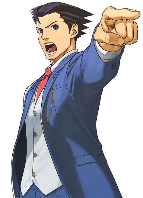 Phoenix Wright ( Ace Attorney )Render by RayLuisHDX2 on DeviantArt