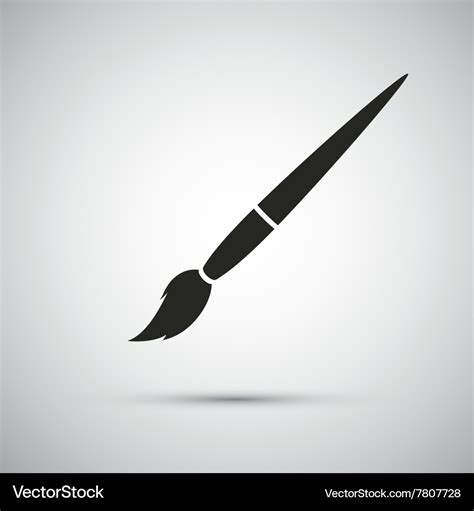 Paint brush Royalty Free Vector Image - VectorStock