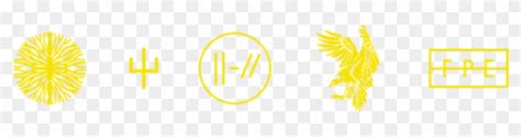 Twentyonepilots Sticker - Twenty One Pilots Logo Trench, HD Png ...