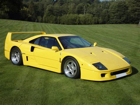 Yellow RHD Ferrari F40 - Talacrest