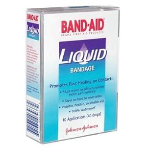 Amazon.com: BAND-AID Liquid Adhesive Bandage, 10 Applications per Box ...