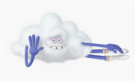 Cloud From Trolls Clipart, HD Png Download - kindpng