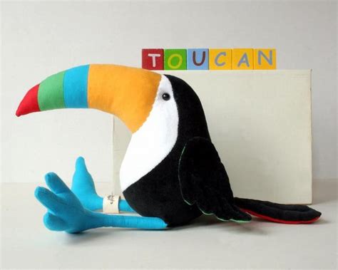 Colorful Toucan Plush Birdie Cuddly Toucan Plush Toy | Etsy in 2021 ...