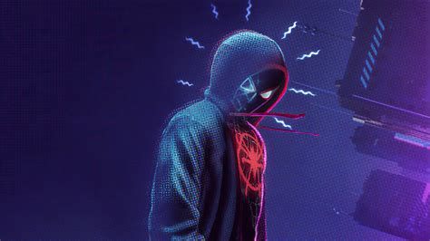 Spider Man Miles Morales Noise Wallpaper,HD Games Wallpapers,4k ...