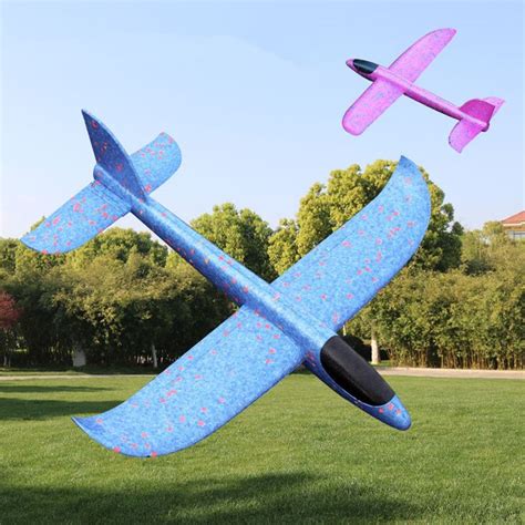 Flying Mini Foam Throwing Glider Inertia DIY Aircraft Toy Hand Launch ...