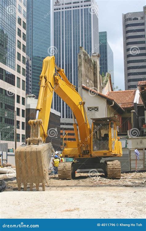 Construction Site Vehicles Royalty Free Stock Image - Image: 4011796