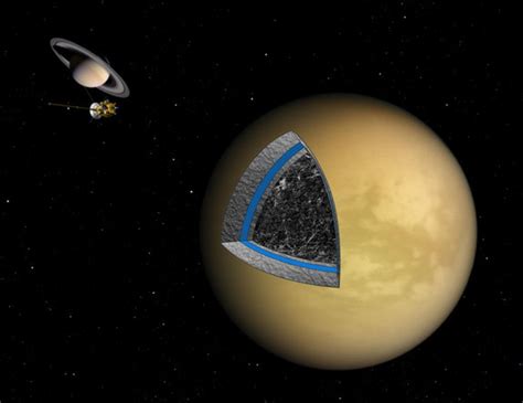 Saturn Moon Titan Has Thick Shell & Bizarre Interior, New Study ...