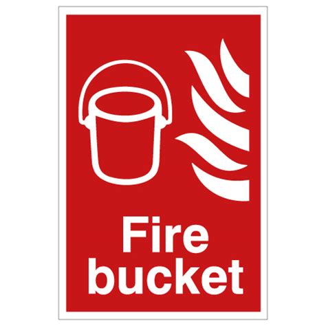 Fire Bucket Sign - Signage-Portal