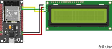 Using a 16x2 I2C LCD display with ESP32 - Electronics-Lab.com