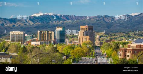 Boise Idaho Skyline Stock Photo - Alamy